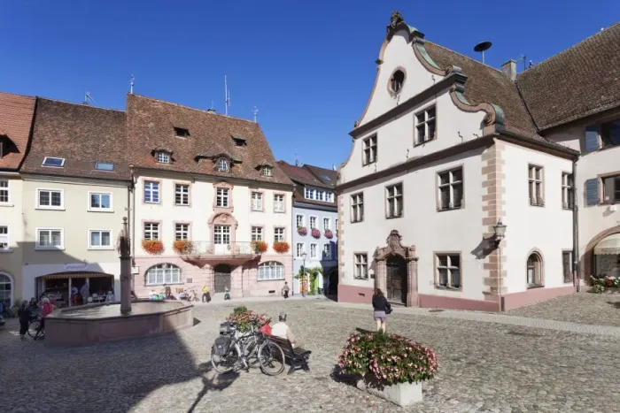 Framed Print : Market Square, Old Town Hall, Endingen, Kaiserstuhl, Breisgau, Black Forest, Baden Wurttemberg, Germany, Europe Framed Print : Market Square, Old Town Hall, Endingen, Kaiserstuhl, Breisgau, Black Forest, Baden Wurttemberg, Germany, Europe