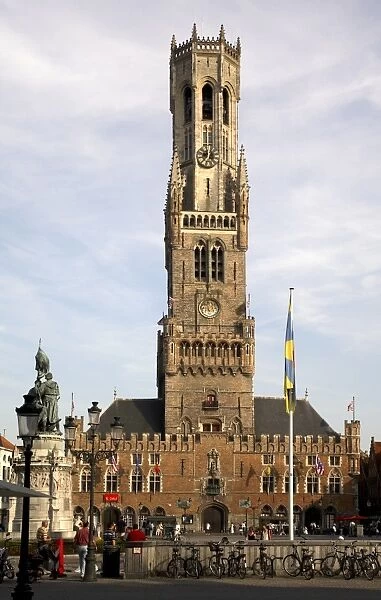 Markt, Bruges (Brugge), UNESCO World Heritage Site, Belgium, Europe