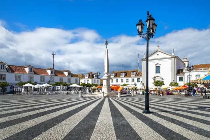 Framed Print : Marquis de Pombal plaza, Vila Real de Santo Antonio, Algarve, Portugal, Europe Framed Print : Marquis de Pombal plaza, Vila Real de Santo Antonio, Algarve, Portugal, Europe