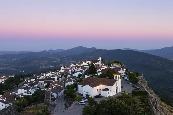 Marvao, a dramatic Portuguese medieval hill-top village in the Alentejo region bordering Spain