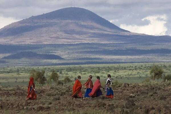 Masai, Amboseli National Park, Kenya, East Africa, Africa