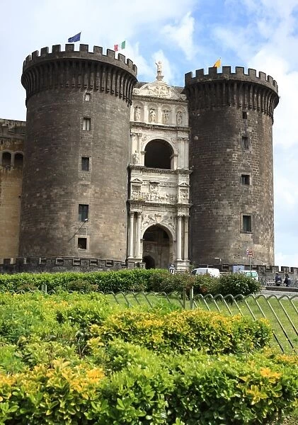 Maschio Angioino Castle (Castel Nuovo), Naples, Campania, Italy, Europe