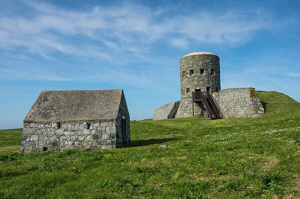 Matello defence tower, Guernsey, Channel Islands, United Kingdom, Europe