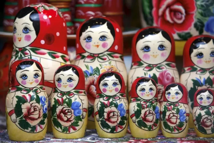 Framed Print : Matryoshka (babushka) dolls, St. Petersburg, Russia, Europe