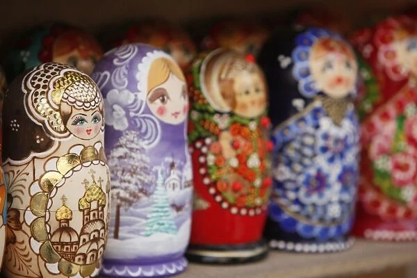 Matryoshka (babushka) dolls, St. Petersburg, Russia, Europe