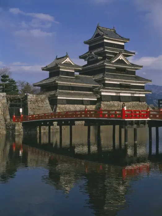 Framed Print : Matsumoto Castle and moat, Nagano Ken, Japan, Asia