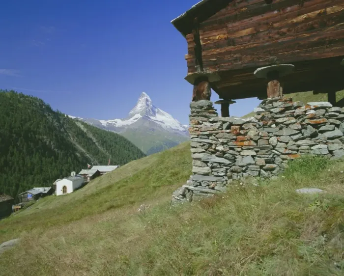 Framed Print : The Matterhorn mountain (4478m) from Findeln Framed Print : The Matterhorn mountain (4478m) from Findeln