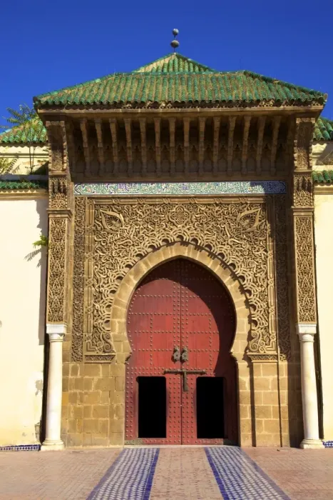 Framed Print : Mausoleum of Moulay Ismail, Meknes, Morocco, North Africa, Africa Framed Print : Mausoleum of Moulay Ismail, Meknes, Morocco, North Africa, Africa
