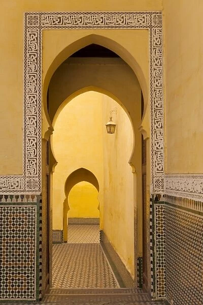 Mausoleum of Moulay Ismail, Meknes, Morocco, North Africa, Africa