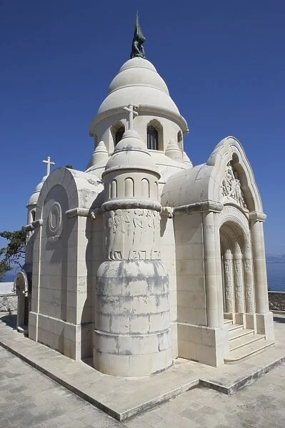 The mausoleum of the Petrinovic family in Supetar, Brac, Croatia, Europe