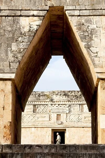 Mayan ruins of Uxmal, UNESCO World Heritage Site, Yucatan, Mexico, North America