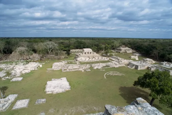 Framed Print : Mayapan, former Mayan capital after fall of Chichen Itza