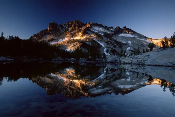 Framed Print : McClellan Peak