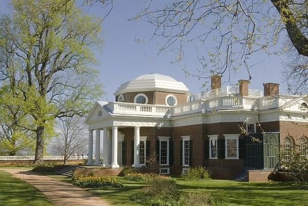 mcs0133. Thomas Jeffersons Monticello, UNESCO World Heritage Site