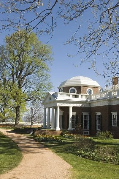 mcs0134. Thomas Jeffersons Monticello, UNESCO World Heritage Site
