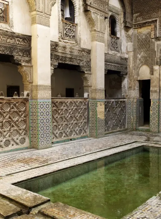 Framed Print : Medersa Sahrij, built 1321, Fez, Morocco, North Africa, Africa Framed Print : Medersa Sahrij, built 1321, Fez, Morocco, North Africa, Africa