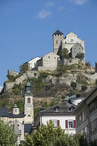 Medieval Castle at Sion, Switzerland, Europe