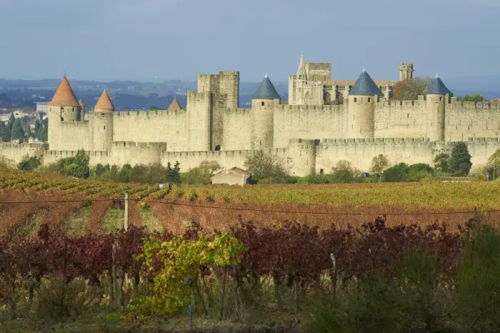 Framed Print : Medieval city of Carcassonne, UNESCO World Heritage Site, Aude, Languedoc-Roussillon Framed Print : Medieval city of Carcassonne, UNESCO World Heritage Site, Aude, Languedoc-Roussillon
