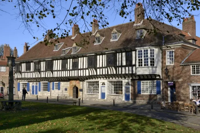 Framed Print : Medieval half-timbered buildings of St. Williams College, College Street, York, Yorkshire, England, United Kingdom, Europe Framed Print : Medieval half-timbered buildings of St. Williams College, College Street, York, Yorkshire, England, United Kingdom, Europe