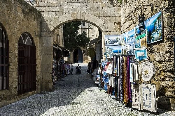 The Medieval Old Town. UNESCO World Heritage Site, City of Rhodes, Rhodes, Dodecanese Islands