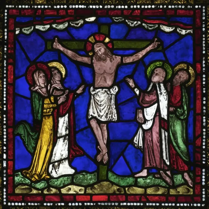 Framed Print : Medieval stained glass of The Crucifixion, Corona Redemption Window, East End, Corona I, Canterbury Cathedral, UNESCO World Heritage Site, Canterbury, Kent, England, United Kingdom, Europe Framed Print : Medieval stained glass of The Crucifixion, Corona Redemption Window, East End, Corona I, Canterbury Cathedral, UNESCO World Heritage Site, Canterbury, Kent, England, United Kingdom, Europe