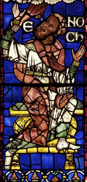 Framed Print : Medieval stained glass of Enoch, Geneaology or Ancestors of Christ, South Window, Canterbury Cathedral, UNESCO World Heritage Site, Canterbury, Kent, England, United Kingdom, Europe Framed Print : Medieval stained glass of Enoch, Geneaology or Ancestors of Christ, South Window, Canterbury Cathedral, UNESCO World Heritage Site, Canterbury, Kent, England, United Kingdom, Europe