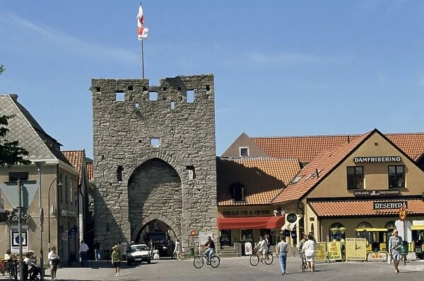 Medieval town gateway