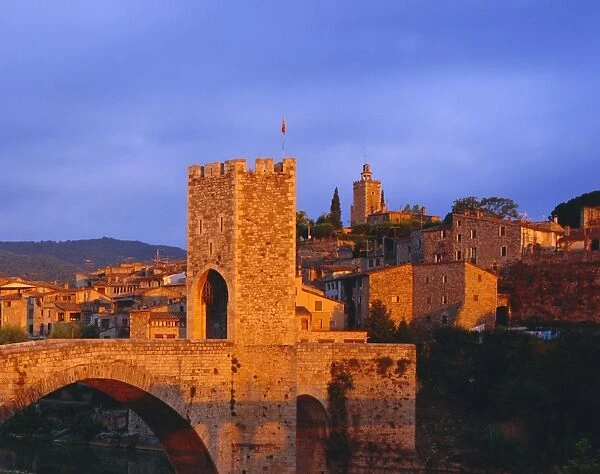 The medieval village of Besalu near Girona