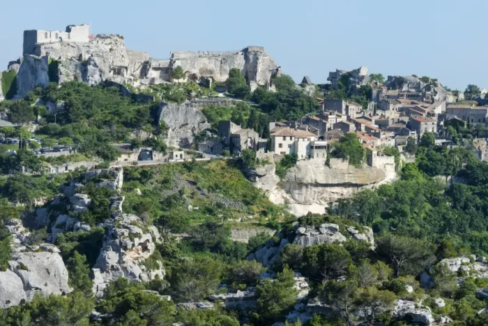 Framed Print : Medieval village of Les Baux de Provence, Bouches du Rhone, Provence Alpes Cote d Azur region Framed Print : Medieval village of Les Baux de Provence, Bouches du Rhone, Provence Alpes Cote d Azur region