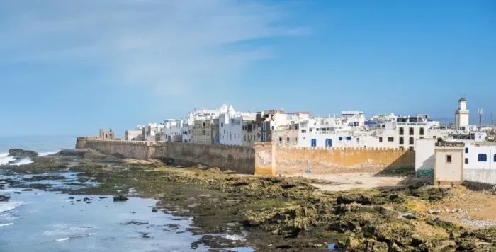 Framed Print : Medina old town, protected by 18th-century seafront ramparts, Skala de la Kasbah Framed Print : Medina old town, protected by 18th-century seafront ramparts, Skala de la Kasbah