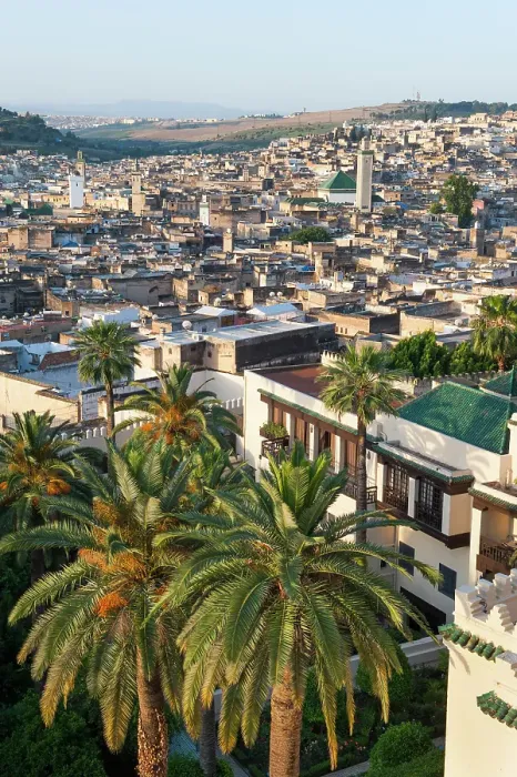 Framed Print : The Medina, UNESCO, viewed from a terrace of the luxury Palais Jamai hotel, Fes, Morocco Framed Print : The Medina, UNESCO, viewed from a terrace of the luxury Palais Jamai hotel, Fes, Morocco