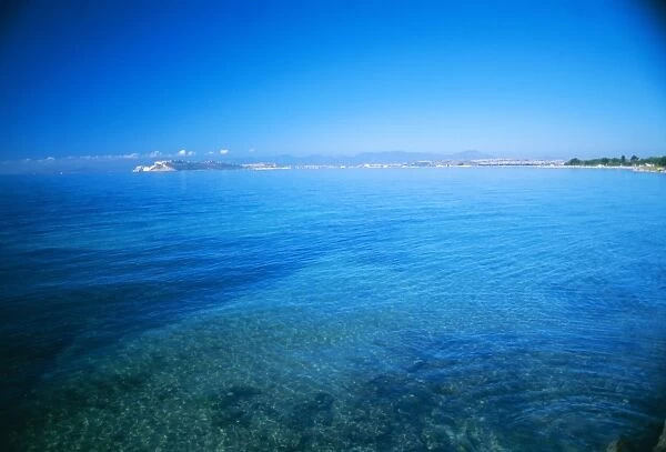 Mediterranean sea off the island of Sardinia