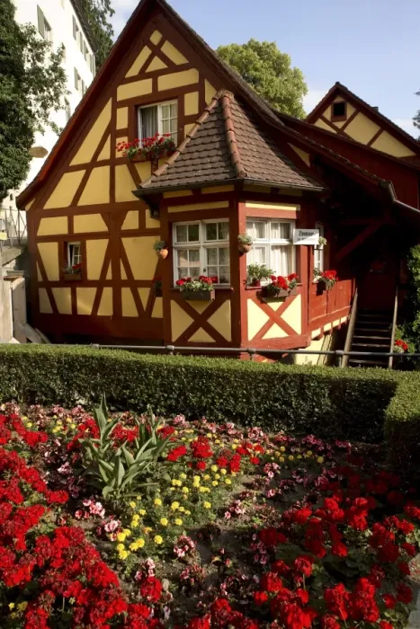 Framed Print : Meersburg old town Framed Print : Meersburg old town