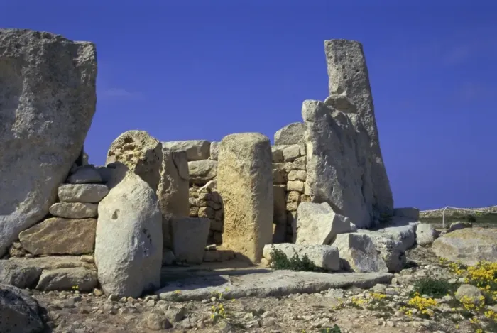 Framed Print : Megallithic temple dating from c Framed Print : Megallithic temple dating from c