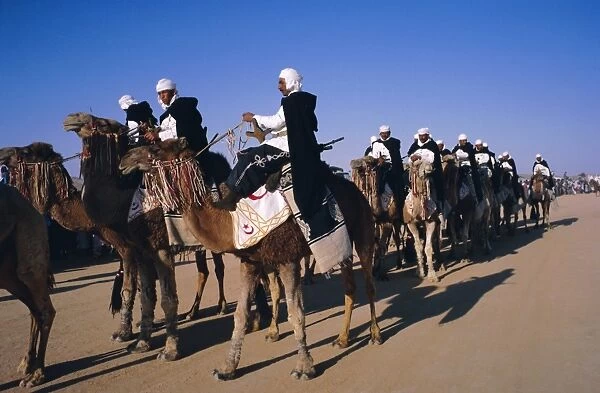 Meharistes (camel riders) Tataouine Oasis