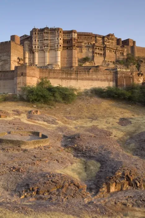 Framed Print : Meherangarh Fort, Jodhpur, Western Rajasthan, India, Asia