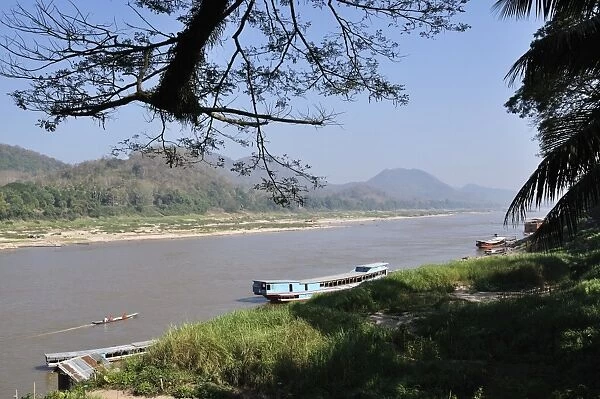 Mekong River, Luang Prabang, Laos, Indochina, Southeast Asia, Asia