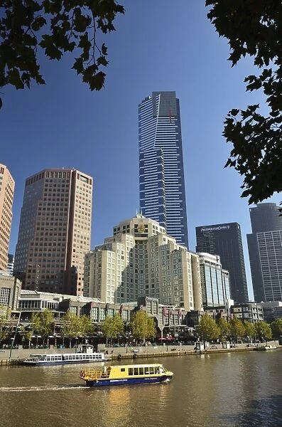 Melbourne Central Business District (Central Business District) and Yarra River, Victoria, Australia, Pacific