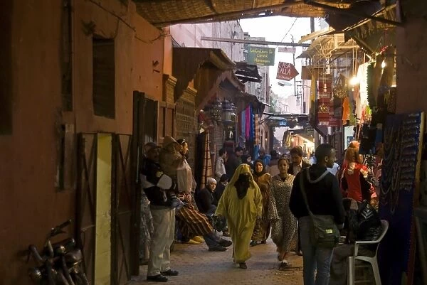 The Mellah (Jewish quarter), Marrakech (Marrakesh), Morocco, North Africa, Africa