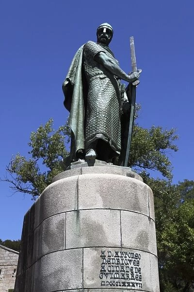 Memorial to the 12th century Portuguese King Afonso Henriques, known as Afonso I