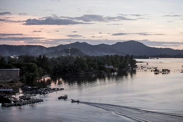 Mengkabong river, Tuaran, Kota Kinabalu, Sabah, Malaysian Borneo, Malaysia, Southeast Asia, Asia