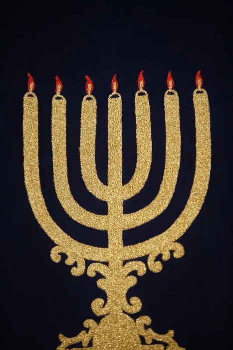 Framed Print : Menorah in Stadttempel synagogue, Vienna, Austria, Europe Framed Print : Menorah in Stadttempel synagogue, Vienna, Austria, Europe