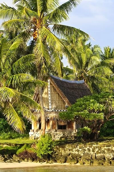 Mens house, Yap, Micronesia, Pacific