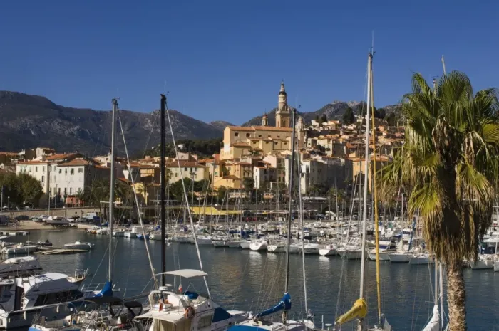 Framed Print : Menton, Alpes-Maritimes, Provence, Cote d Azur, French Riviera, France Framed Print : Menton, Alpes-Maritimes, Provence, Cote d Azur, French Riviera, France