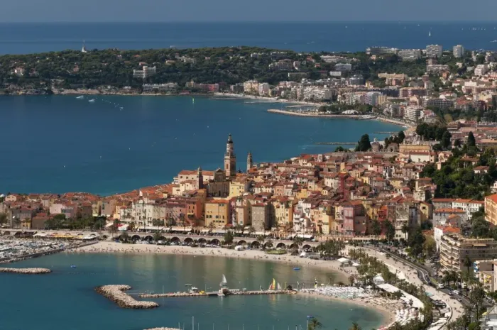 Framed Print : Menton and Cap Martin, Provence-Alpes-Cote d Azur, French Riviera, France, Mediterranean, Europe Framed Print : Menton and Cap Martin, Provence-Alpes-Cote d Azur, French Riviera, France, Mediterranean, Europe