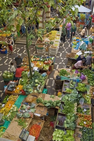 Mercado dos Lavradores, the covered market for producers of island food, Funchal, Madeira, Portugal