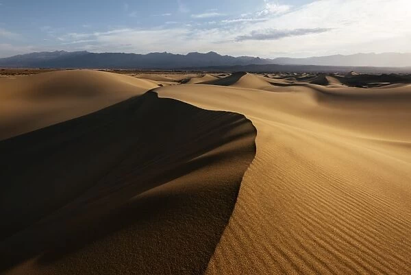 Mesquite Sand Dunes at dawn, Death Valley National Park, California, United States of America