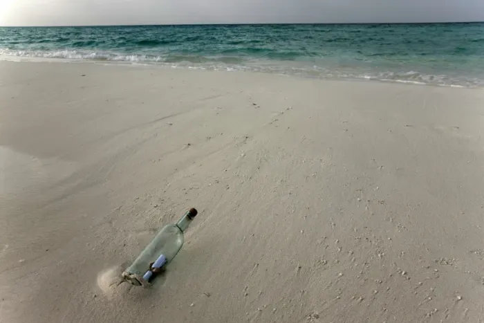 Framed Print : Message in a bottle on a tropical beach, Kuramathi Island, Ari Atoll, Maldives Framed Print : Message in a bottle on a tropical beach, Kuramathi Island, Ari Atoll, Maldives