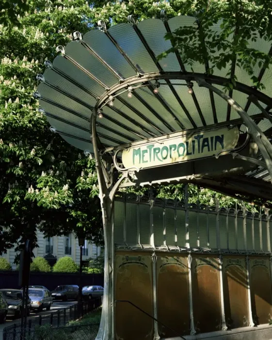Framed Print : Metropolitain station entrance, Paris, France, Europe Framed Print : Metropolitain station entrance, Paris, France, Europe