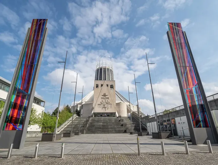Framed Print : Metropolitan Cathedral of Christ the King, Liverpool, Merseyside, England, United Kingdom, Europe Framed Print : Metropolitan Cathedral of Christ the King, Liverpool, Merseyside, England, United Kingdom, Europe